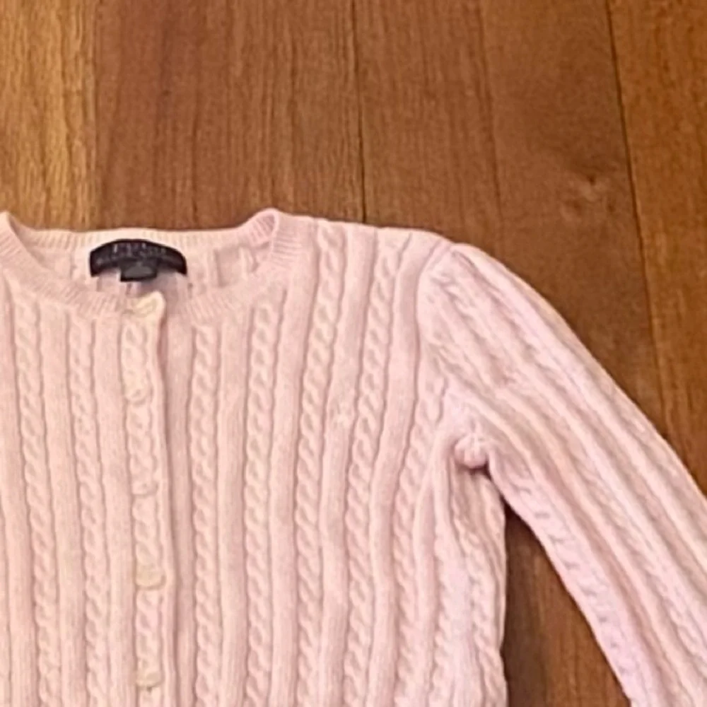 Ralph Lauren Pink Cable Knit Sweater